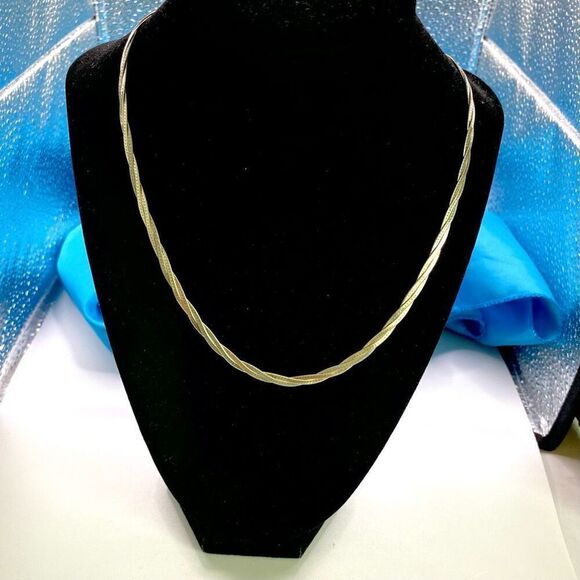 ARA Stunning Sterling 925 Silver 3-Strand Necklace - Picture 3 of 8